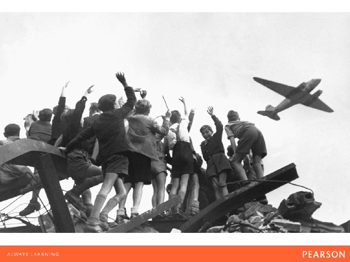 The Berlin airlift of 1948– 1949 broke the Soviet blockade. Called Operation Vittles, it