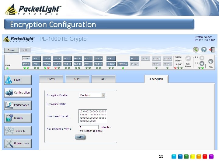 Encryption Configuration 25 