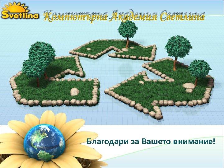 Компютърна Академия Светлина Благодари за Вашето внимание! 