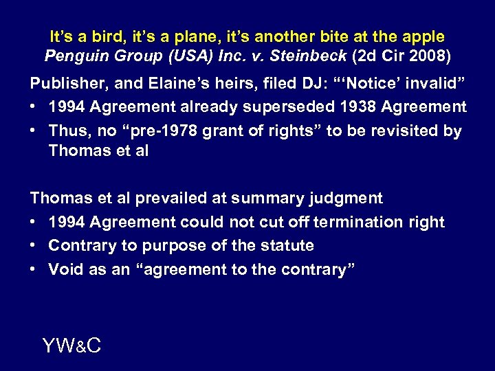 It’s a bird, it’s a plane, it’s another bite at the apple Penguin Group