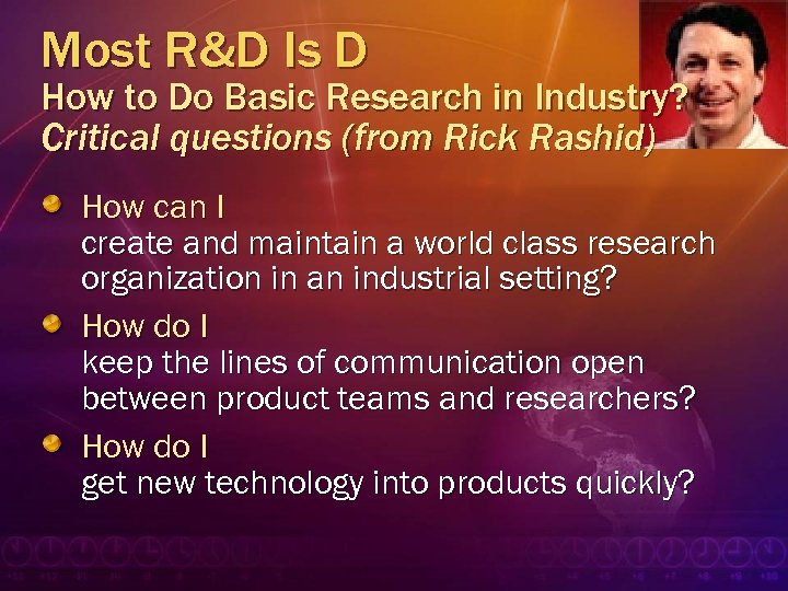 Most R&D Is D How to Do Basic Research in Industry? Critical questions (from