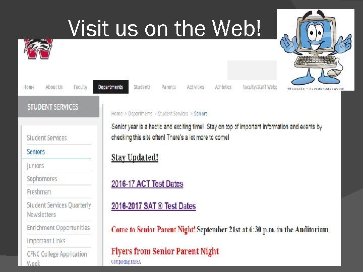 Visit us on the Web! 