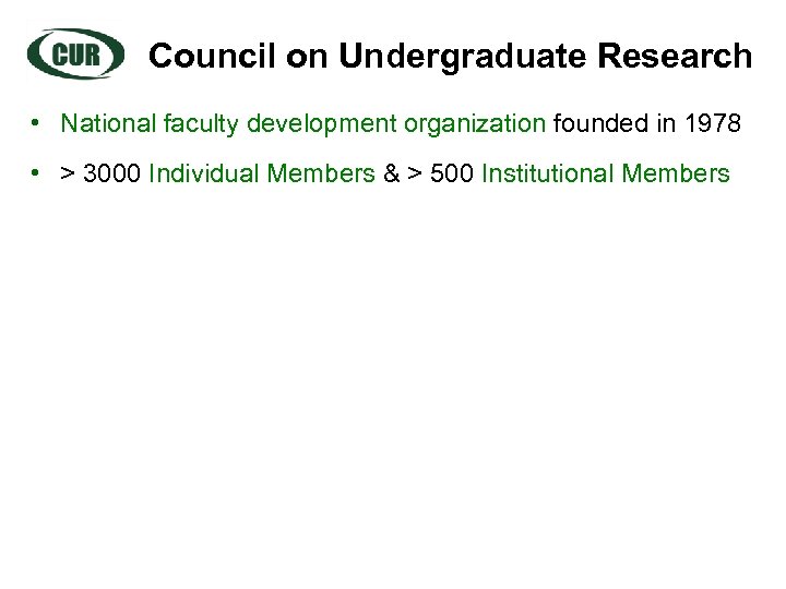 undergraduate research council