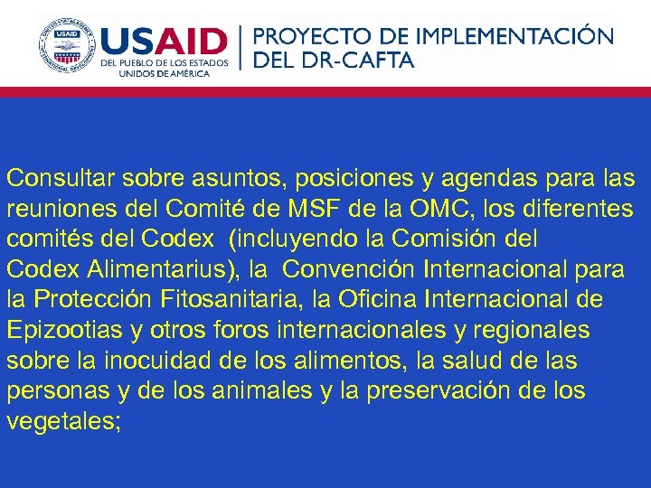 Consultar sobre asuntos, posiciones y agendas para las reuniones del Comité de MSF de