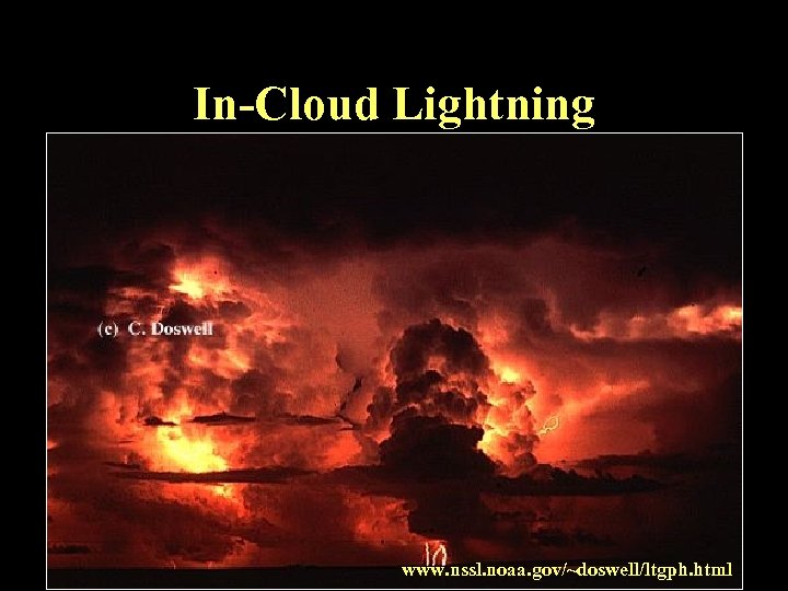 In-Cloud Lightning www. nssl. noaa. gov/~doswell/ltgph. html 