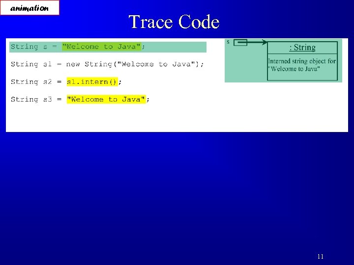 animation Trace Code 11 