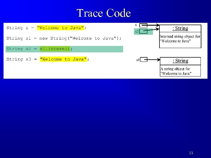 Trace Code 13 