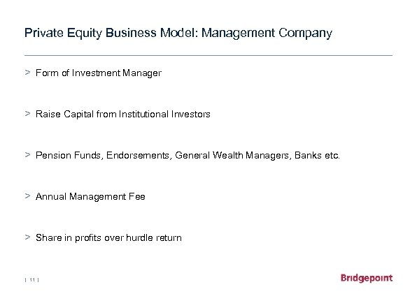 Private Equity Business Model: Management Company > Form of Investment Manager > Raise Capital