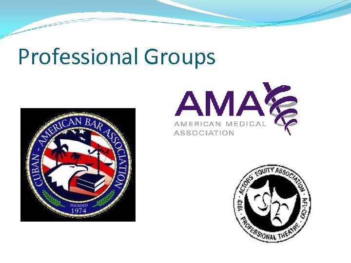 Professional Groups 