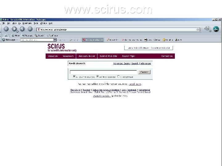 www. scirus. com 