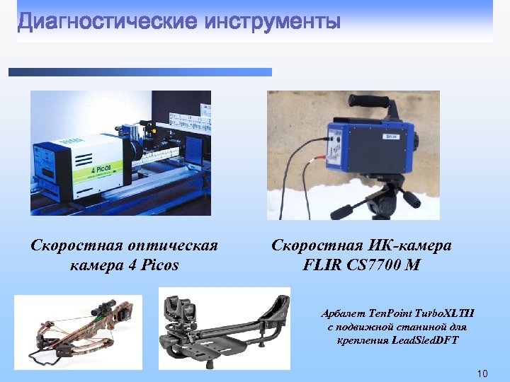 Диагностические инструменты Скоростная оптическая камера 4 Picos Скоростная ИК-камера FLIR CS 7700 M Арбалет
