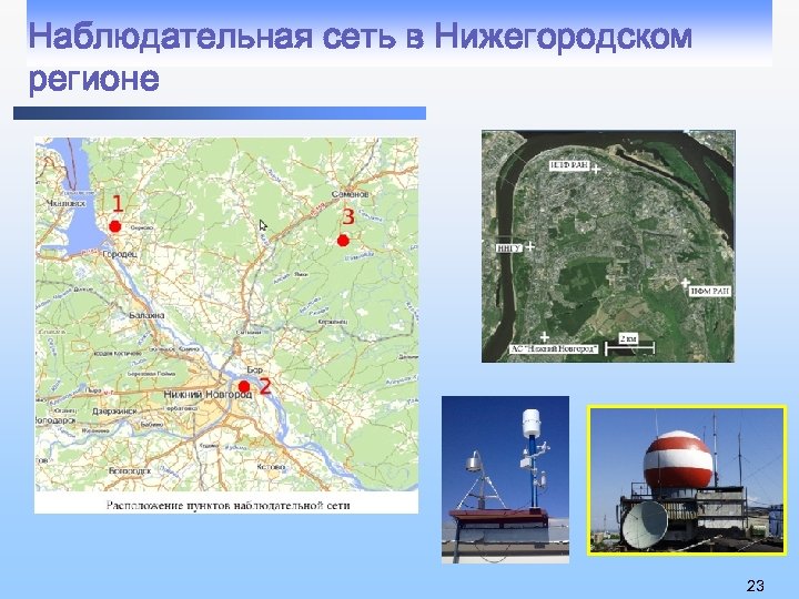Наблюдательная сеть в Нижегородском регионе 23 