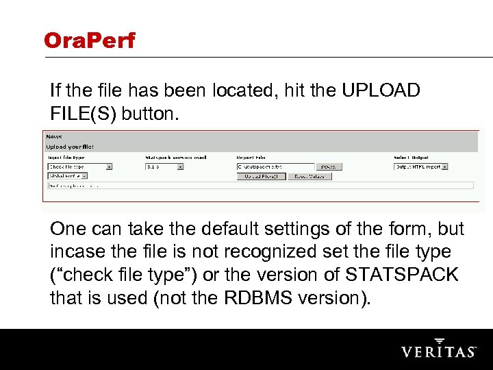 Ora. Perf If the file has been located, hit the UPLOAD FILE(S) button. One
