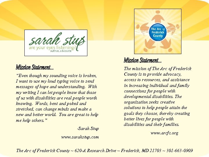 “Even though my sounding voice is broken, I want to use my loud typing