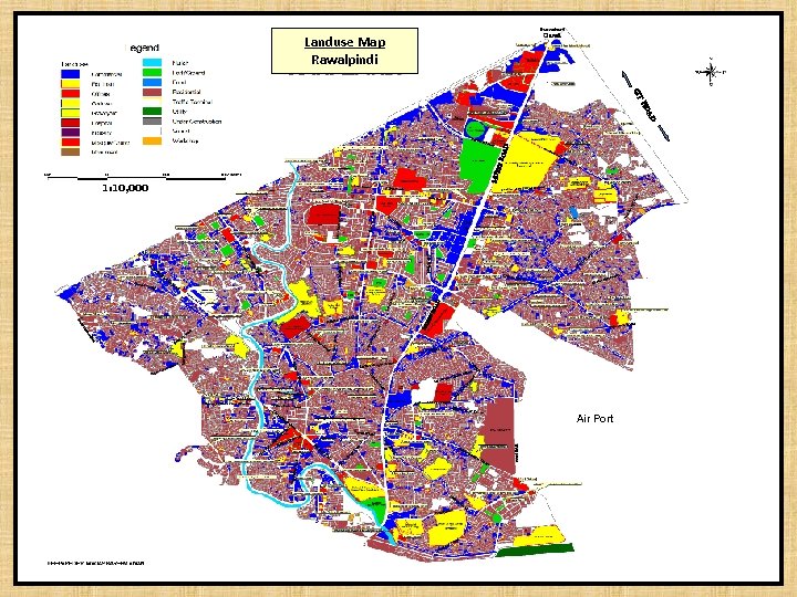 Landuse Map Rawalpindi Mu ree ro ad d oa R GT Mu re er