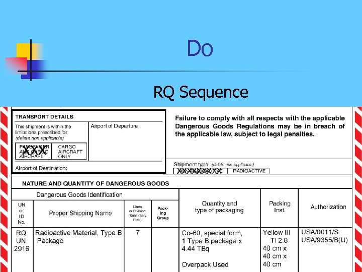 Do RQ Sequence 