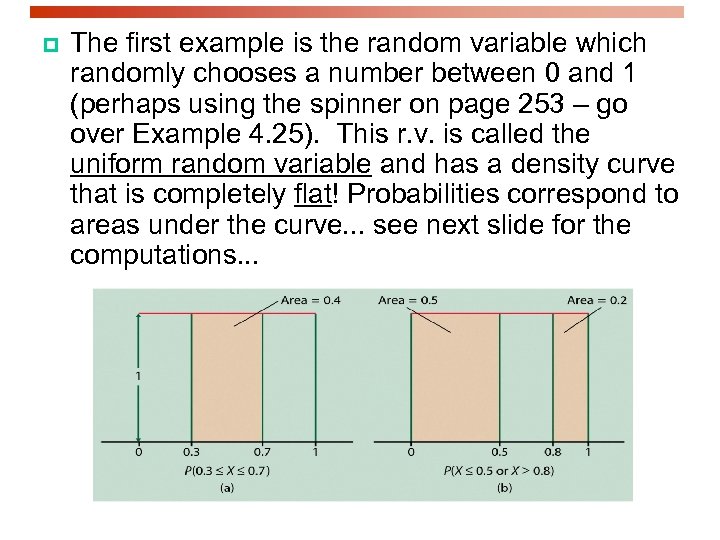 p The first example is the random variable which randomly chooses a number between