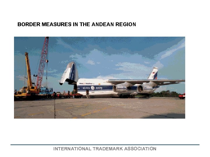 BORDER MEASURES IN THE ANDEAN REGION INTERNATIONAL TRADEMARK ASSOCIATION 