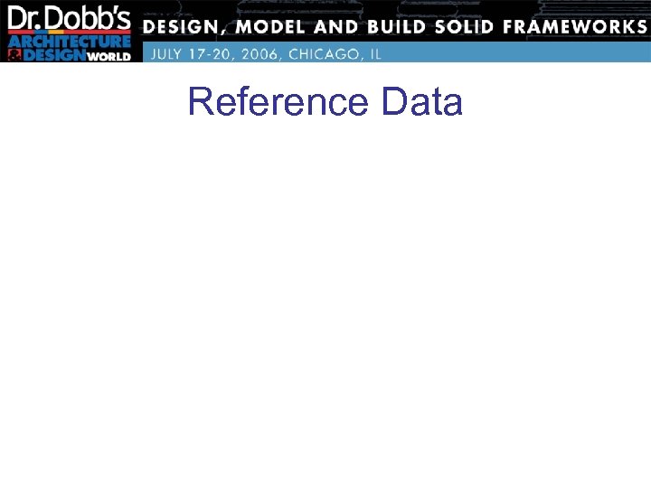 Reference Data 