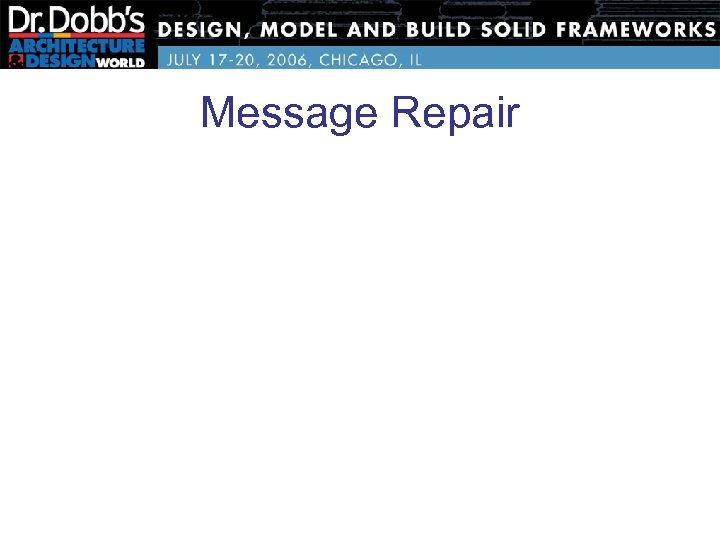 Message Repair 