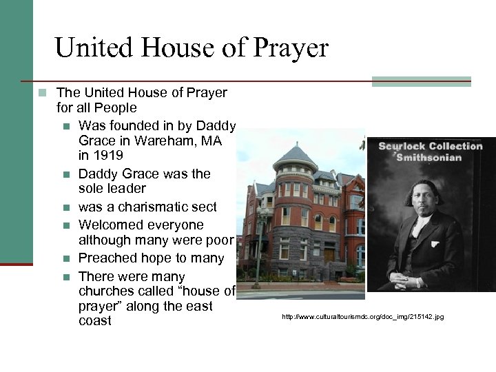 United House of Prayer n The United House of Prayer for all People n