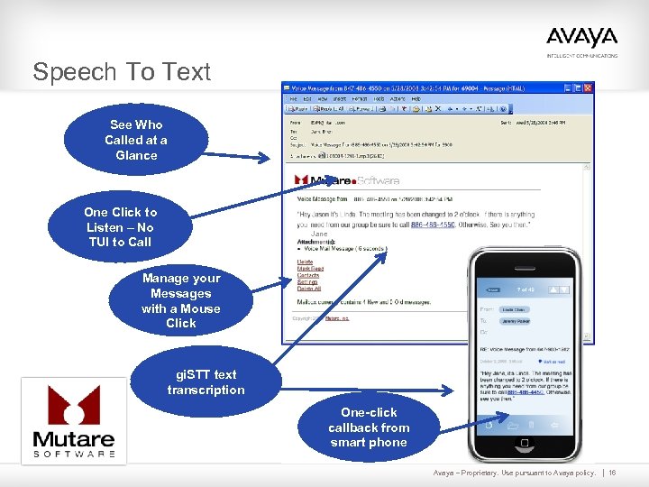 Speech To Text See Who Called at a Glance One Click to Listen –