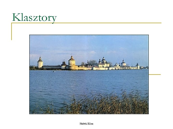 Klasztory Małek Eliza 