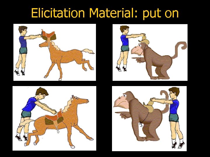 Elicitation Material: put on 