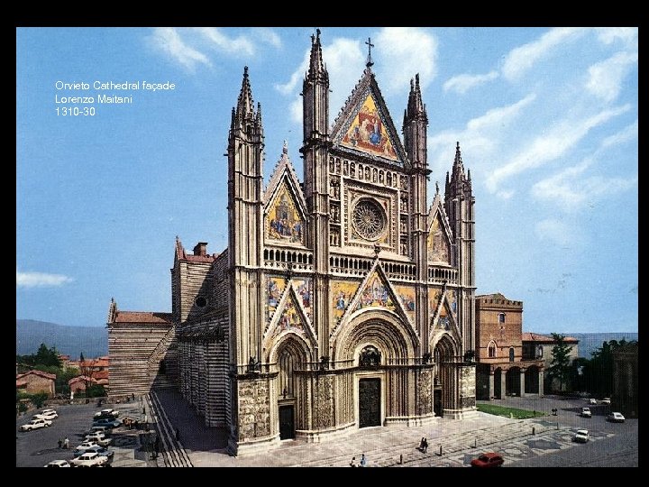 Orvieto Cathedral façade Lorenzo Maitani 1310 -30 