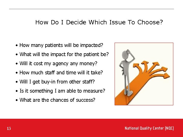 How Do I Decide Which Issue To Choose? • How many patients will be