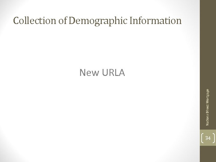 Collection of Demographic Information Nations Direct Mortgage New URLA 34 
