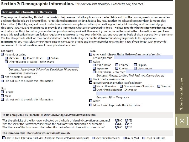 36 Nations Direct Mortgage 