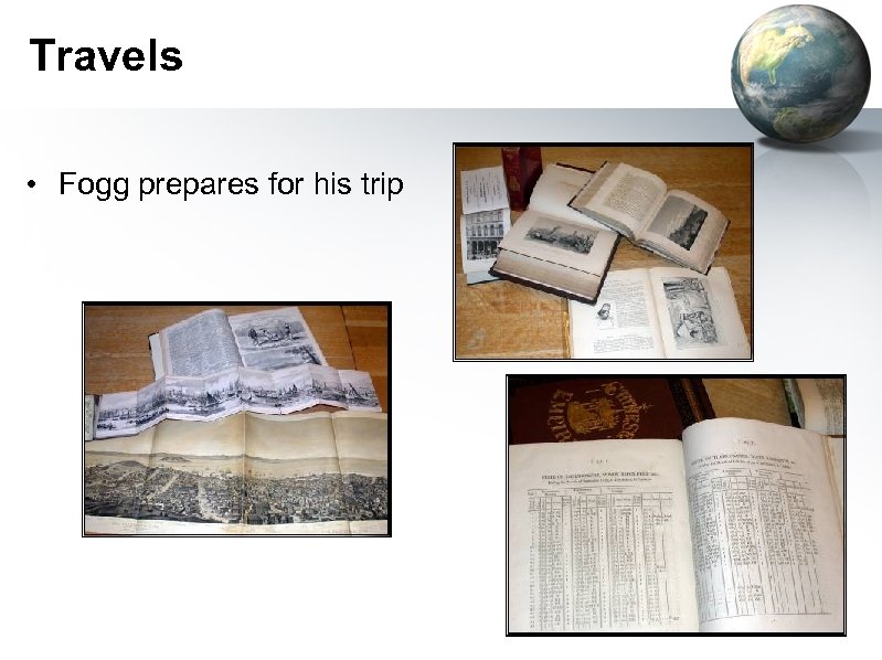 Travels • Fogg prepares for his trip 