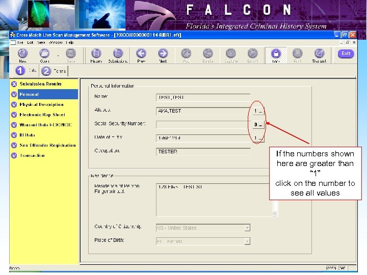 If the numbers shown here are greater than “ 1” click on the number