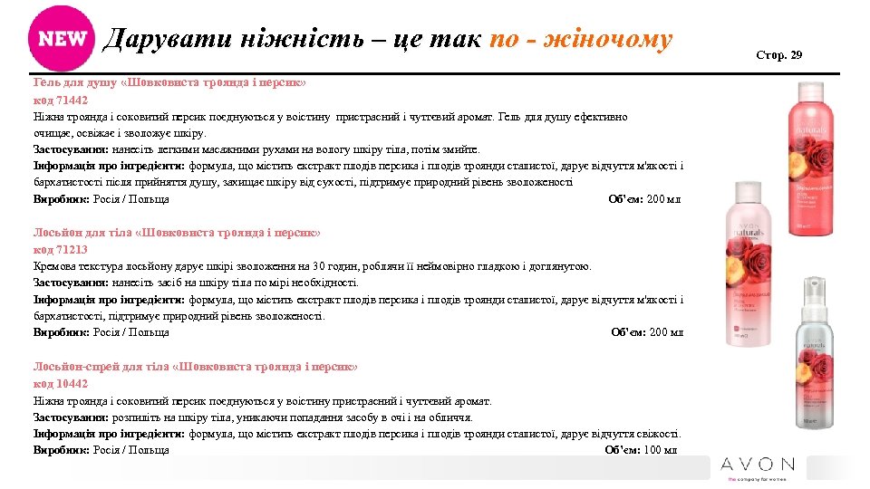 Дарувати ніжність – це так по - жіночому Гель для душу «Шовковиста троянда і