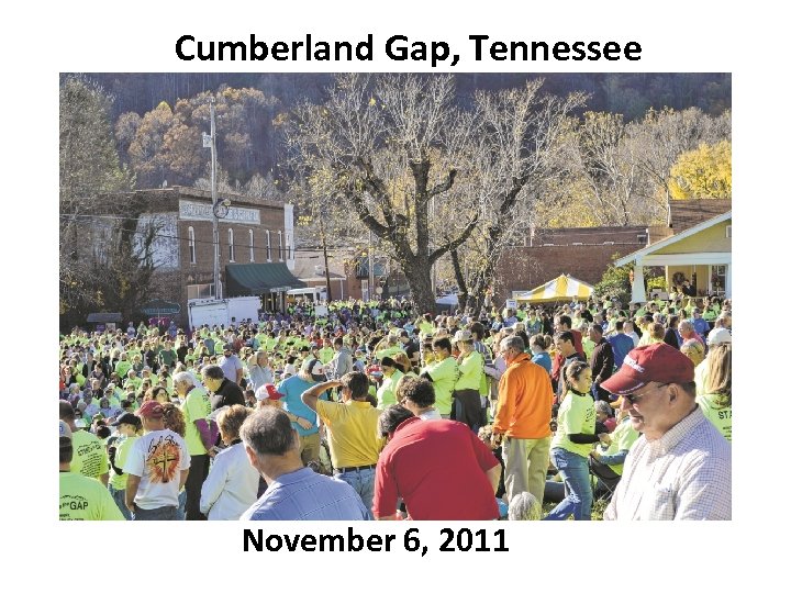 Cumberland Gap, Tennessee November 6, 2011 