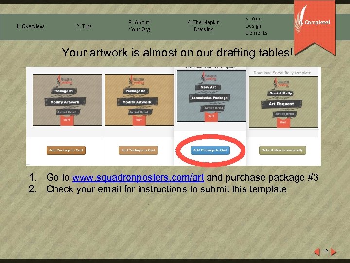 1. Overview 2. Tips 3. About Your Org 4. The Napkin Drawing 5. Your