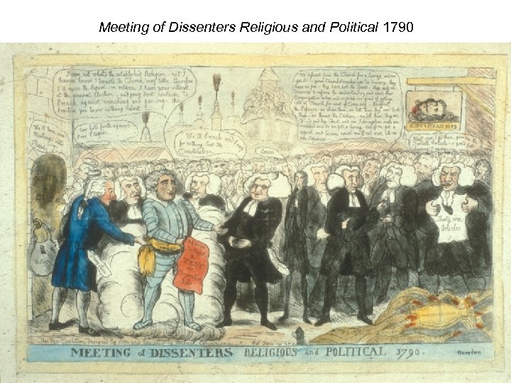 Meeting of Dissenters Religious and Political 1790 