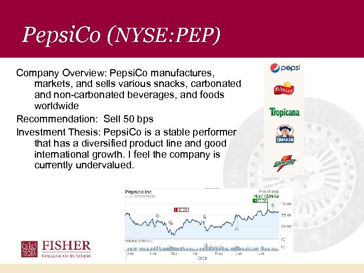 Pepsi. Co (NYSE: PEP) Company Overview: Pepsi. Co manufactures, markets, and sells various snacks,