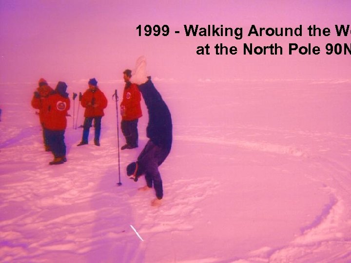 1999 - Walking Around the Wo at the North Pole 90 N 