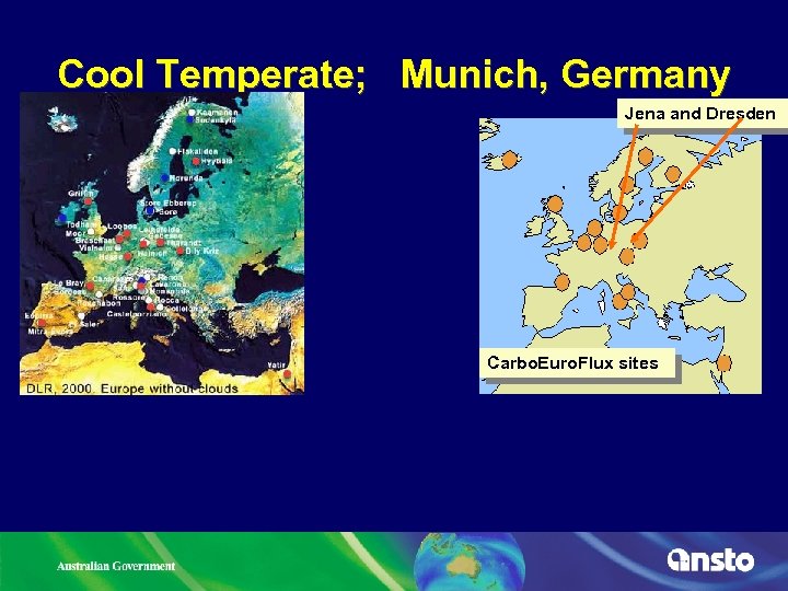Cool Temperate; Munich, Germany Jena and Dresden Carbo. Euro. Flux sites 