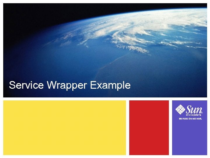 Service Wrapper Example 15 -1 