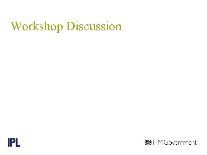 Workshop Discussion 