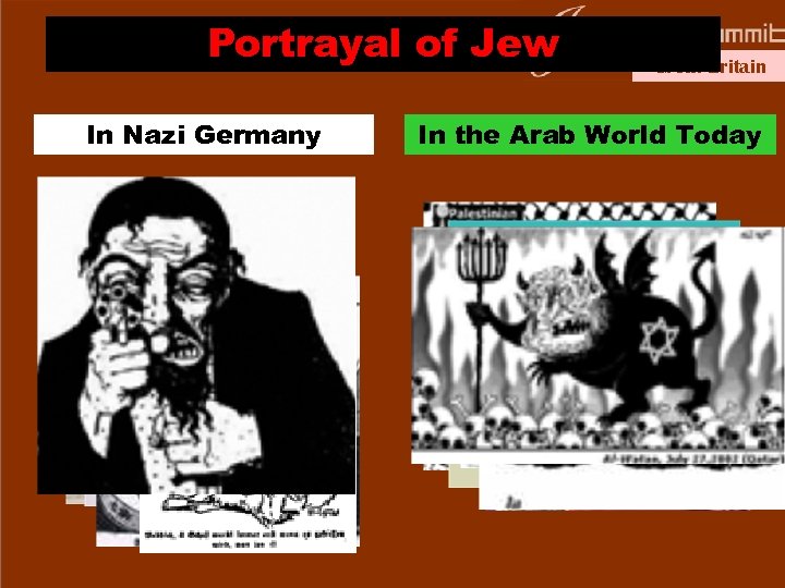 Portrayal of Jew In Nazi Germany Great Britain In the Arab World Today 