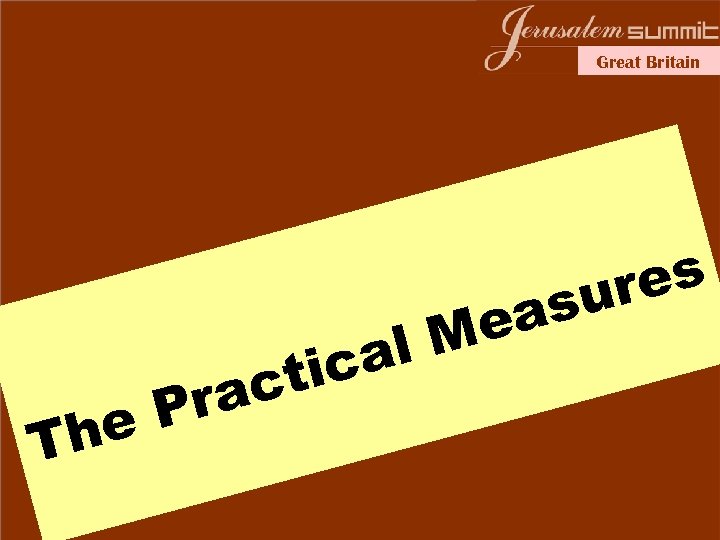 Great Britain ac Pr he T al tic es ur as Me 