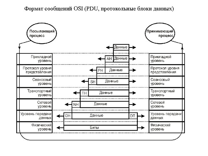 Формат сообщений OSI (PDU, протокольные блоки данных) 