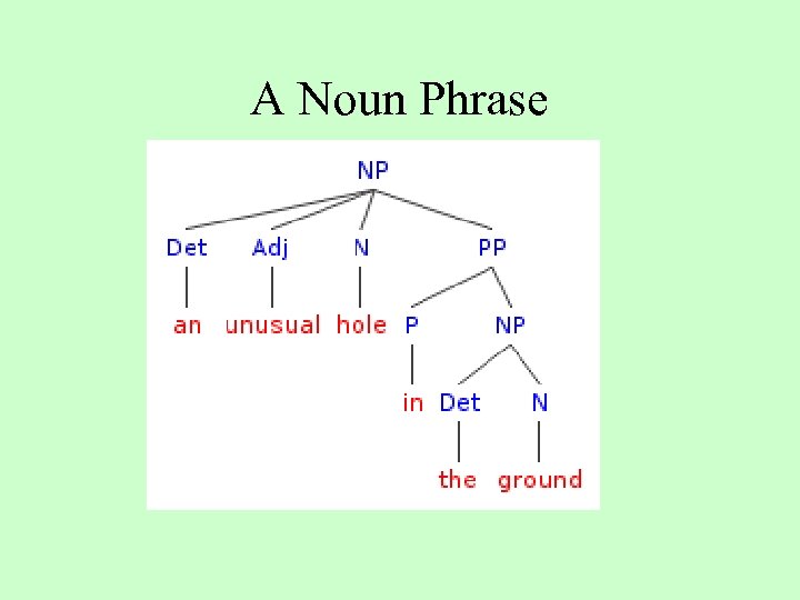  A Noun Phrase 