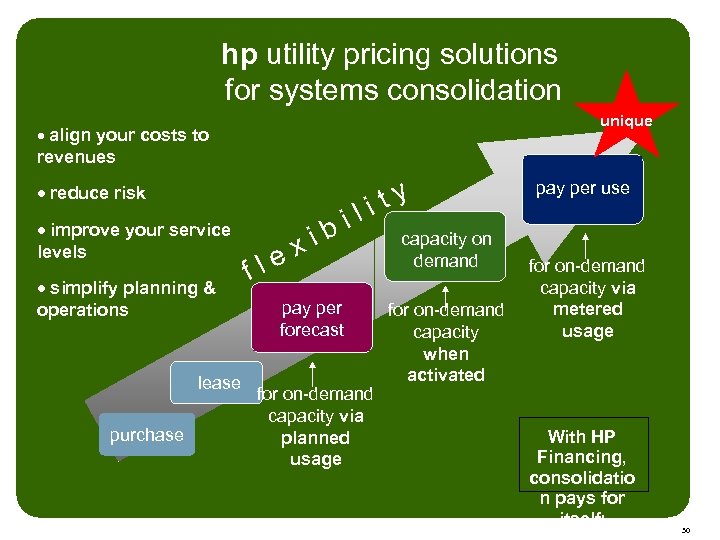 hp utility pricing solutions for systems consolidation unique · align your costs to revenues