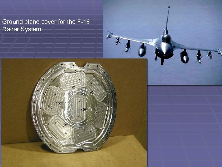 Ground plane cover for the F-16 Radar System. 