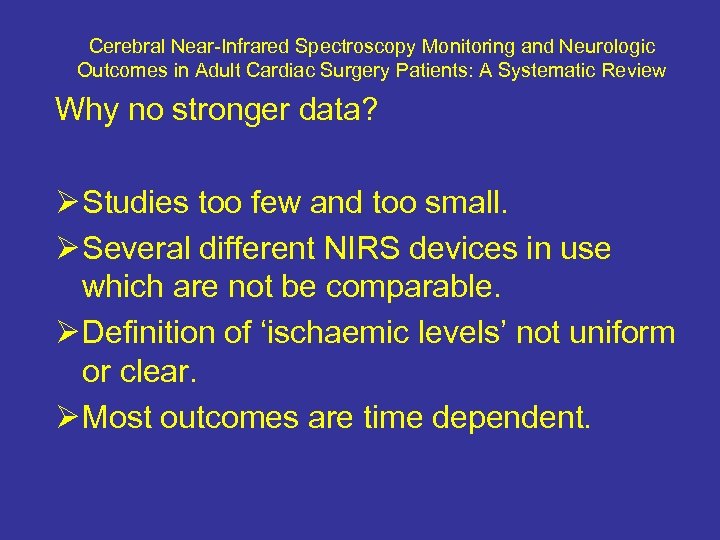 Cerebral Near-Infrared Spectroscopy Monitoring and Neurologic Outcomes in Adult Cardiac Surgery Patients: A Systematic